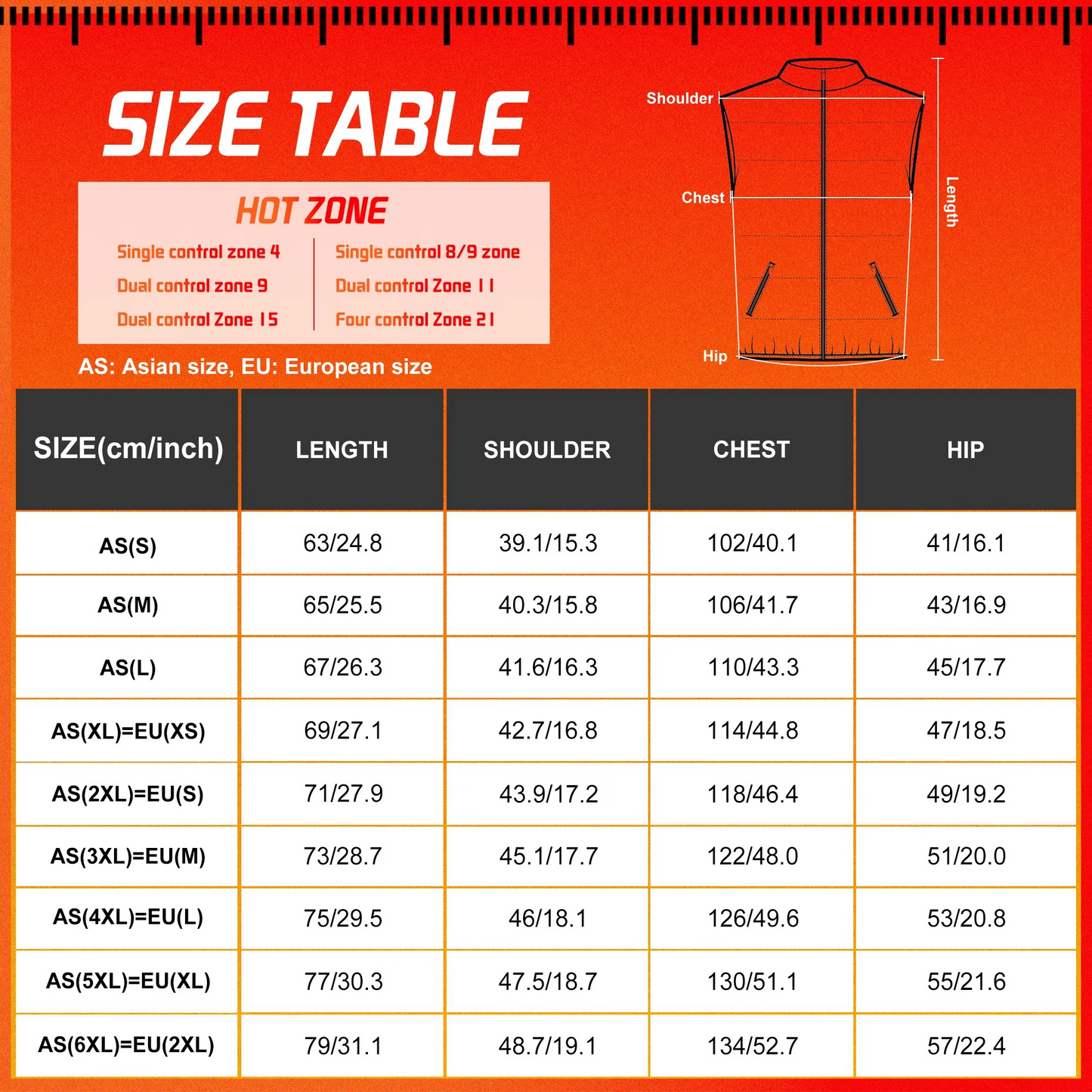 Zenitheat™ Apex 21 Lightweight Heated Vest (Power Bank Not Included)