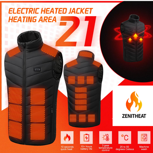 Zenitheat™ Apex 21 Lightweight Heated Vest (Power Bank Not Included)